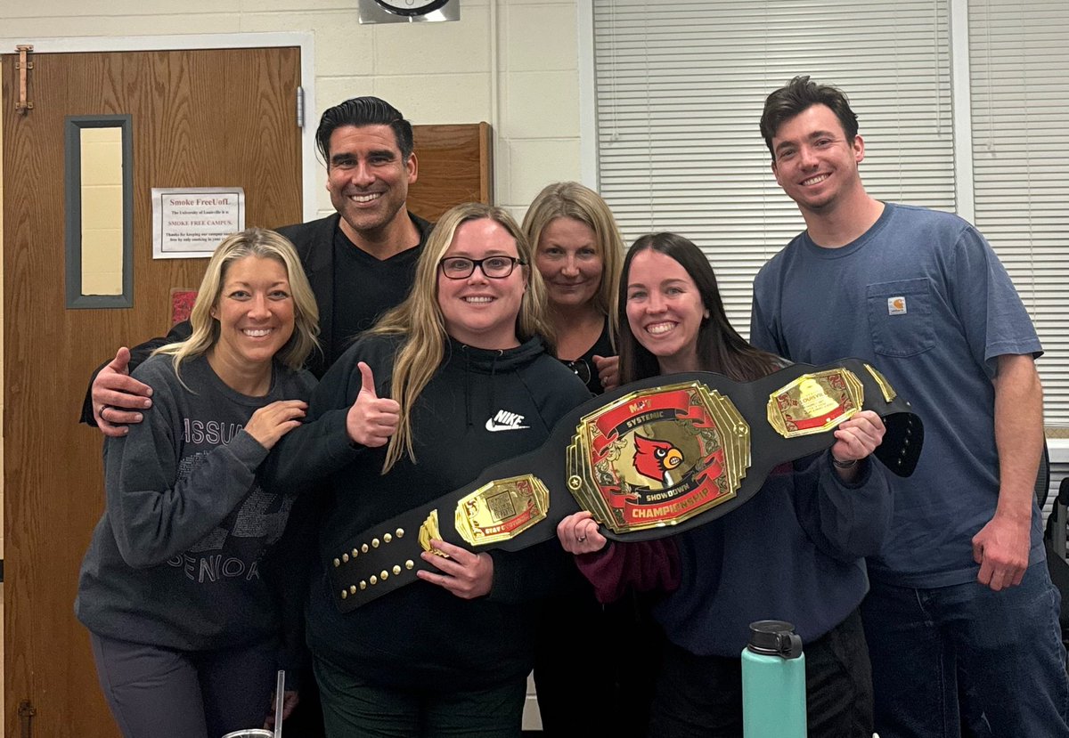 🏆One of my favorite days of the academic year—the CFT Systemic Showdown—has once again brought out the best in our students! Congratulations to these guys
for taking home the championship belt with their knowledge of couple and family therapy models &amp; ethics. #staysystemic