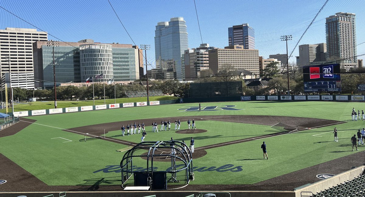 Trip No. 4:

Welcome to Reckling Park.

Great view of downtown Houston.

Lamar has a midweek game against Rice tonight.