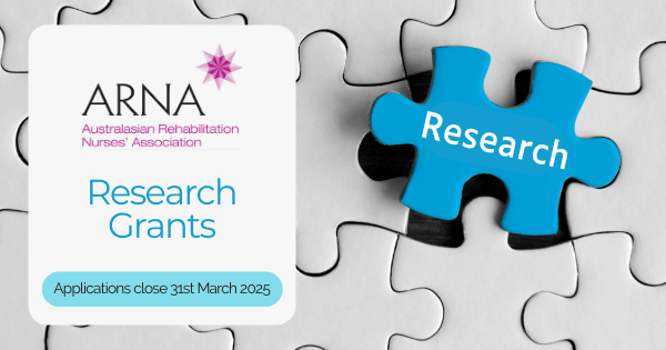 Applications for the ARNA Research Grants close 31st March! ARNA’s #researchgrants provide financial assistance to #ARNA members conducting research in line with ARNA’s research priorities. 
For more information go to: 
arna.com.au/ARNA/ARNA/Rese…

 #research #financialassistance