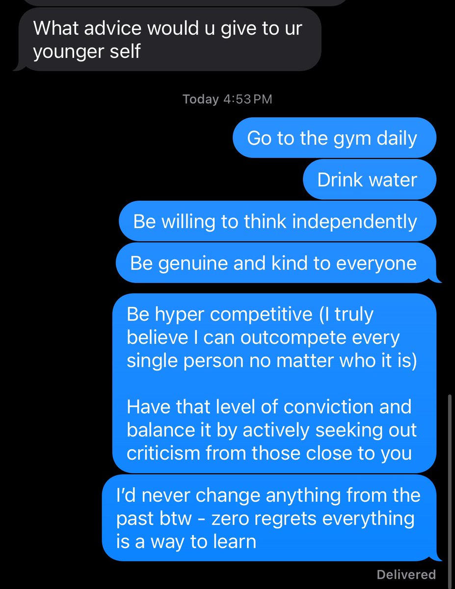 _sonith's tweet image. My advice to many young people out there. 

I’m often cautious to give ample advice.. one must learn on their own.

This, however, I stand by 365 days a year.