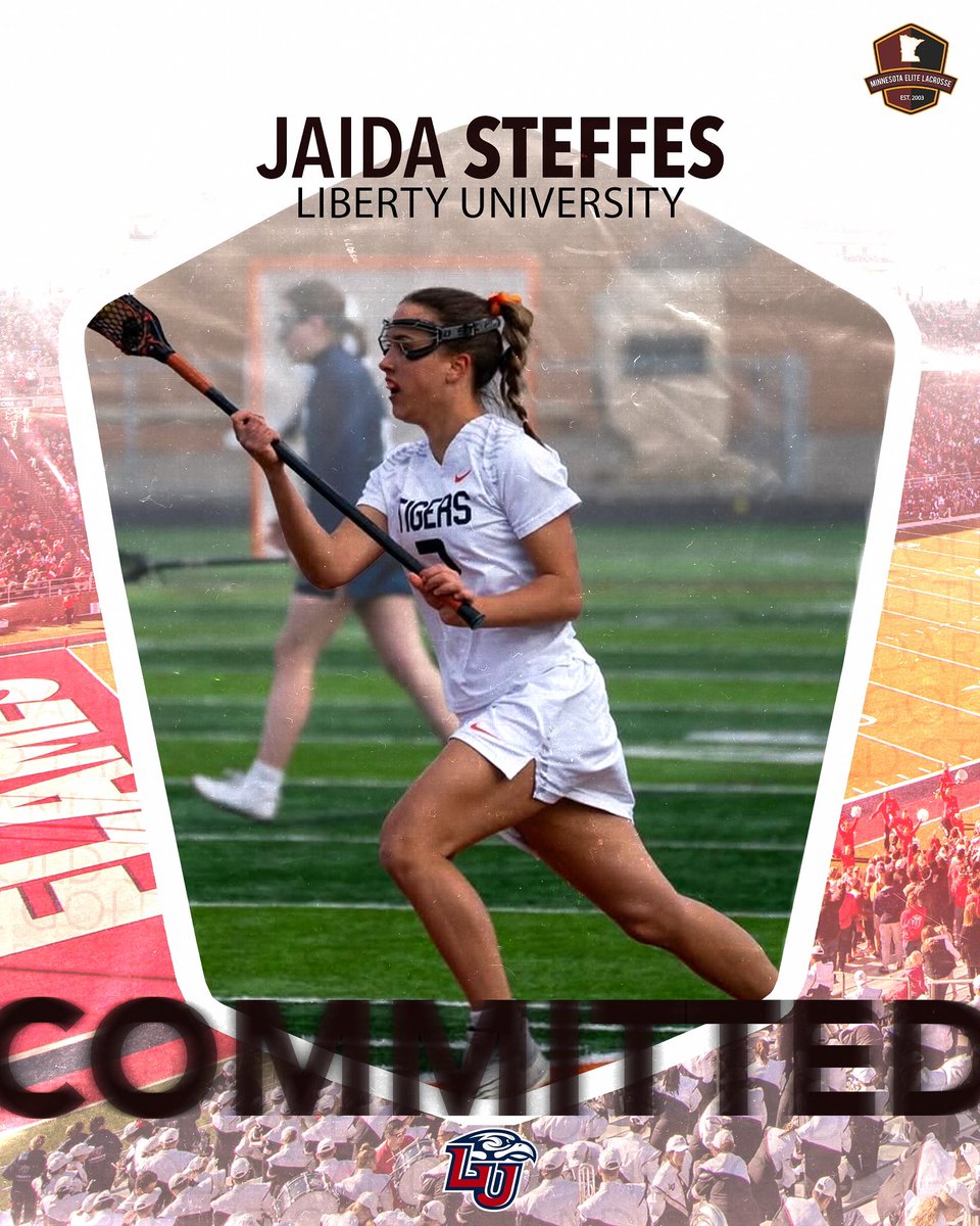 MN Elite Girls (@mnelitelaxgirls) on Twitter photo Congrats to Jaida Steffes (MN Elite 2026/ Farmington) for her commitment to <a href="/LibertyWLAX/">Liberty Lacrosse</a>
#mnelitelax Congrats to Jaida Steffes (MN Elite 2026/ Farmington) for her commitment to <a href="/LibertyWLAX/">Liberty Lacrosse</a>
#mnelitelax