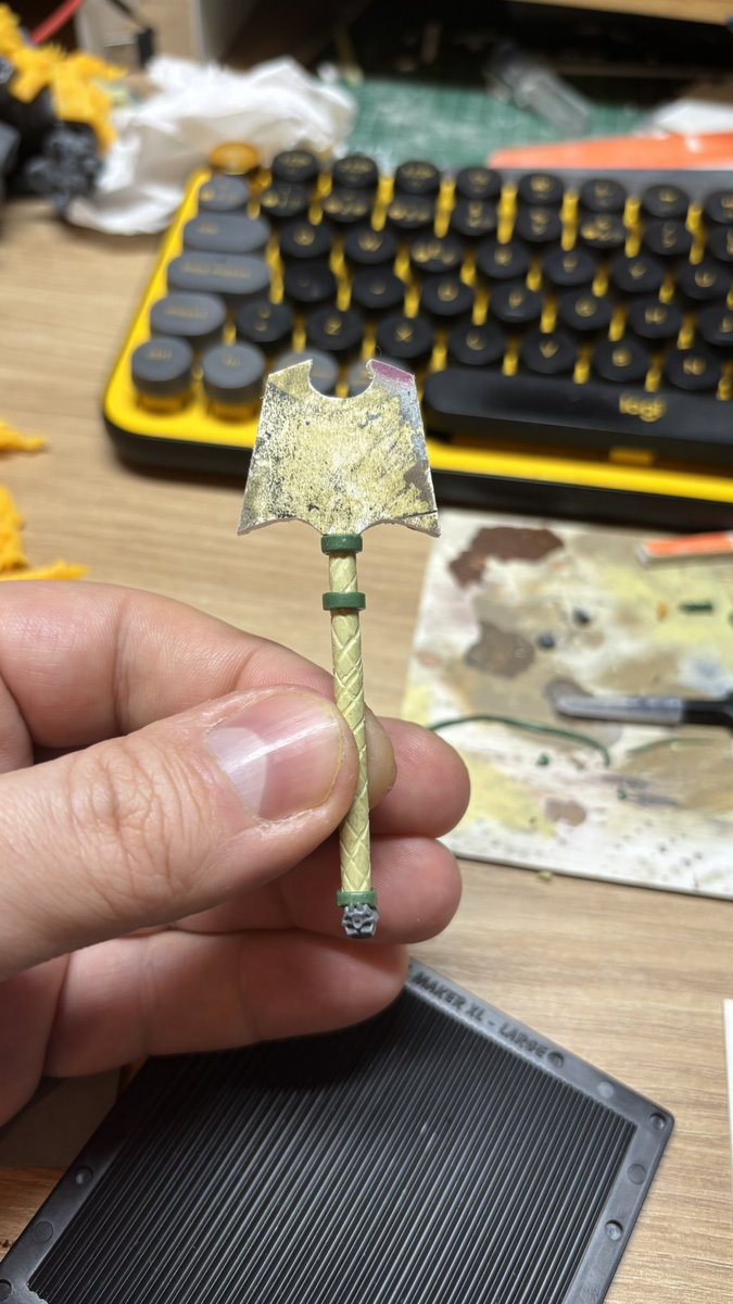 Crozius tamaño dread en proceso… #darkangels