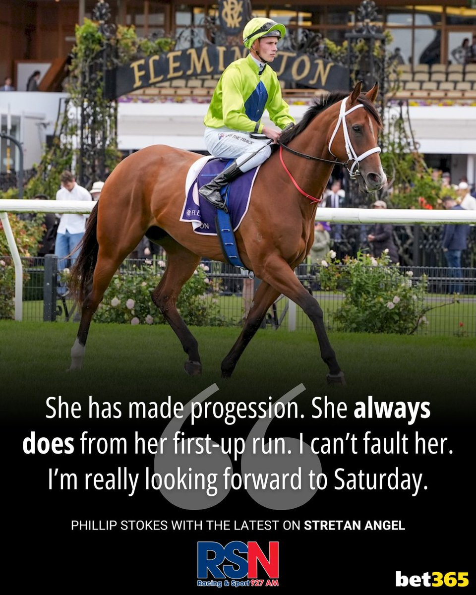 RSN Racing & Sport (@rsn927) on Twitter photo Her record shows there is no doubt Stretan Angel is at her best, second-up... ๐
LATEST ๐ rsn.net.au/news/rsn-podcaโฆ
<a href="/pstokesracing/">Phillip Stokes Racing</a> | <a href="/bet365_aus/">bet365 Australia</a> | <a href="/m_felgate/">Michael Felgate</a> | <a href="/LNeindorf/">Lachy Neindorf</a> | #RacingPulse Her record shows there is no doubt Stretan Angel is at her best, second-up... ๐
LATEST ๐ rsn.net.au/news/rsn-podcaโฆ
<a href="/pstokesracing/">Phillip Stokes Racing</a> | <a href="/bet365_aus/">bet365 Australia</a> | <a href="/m_felgate/">Michael Felgate</a> | <a href="/LNeindorf/">Lachy Neindorf</a> | #RacingPulse