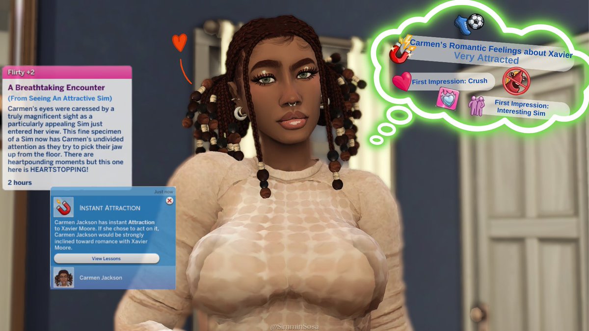 SimminSosa's tweet photo. First impressions are always telling … 🤭 #CrossroadsUpdate https://t.co/dBZyUgO5Se