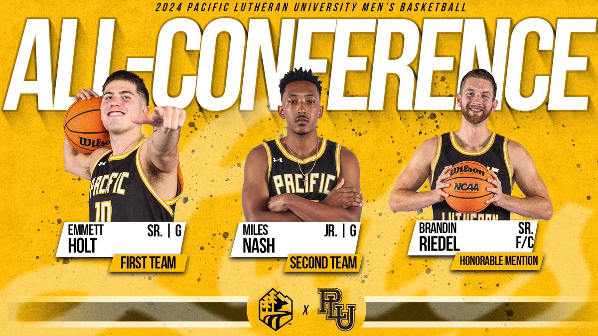 PLU Athletics (@golutes) on Twitter photo Mens Basketball All-Conference Honors 💪🏀
Emmett Holt leads the way with first team honors while Miles Nash and Brandin Riedel earn Second Team and Honorable Mention honors!
#GoLutes <a href="/PLU_Mbball/">PLU Men's Basketball</a> Mens Basketball All-Conference Honors 💪🏀
Emmett Holt leads the way with first team honors while Miles Nash and Brandin Riedel earn Second Team and Honorable Mention honors!
#GoLutes <a href="/PLU_Mbball/">PLU Men's Basketball</a>
