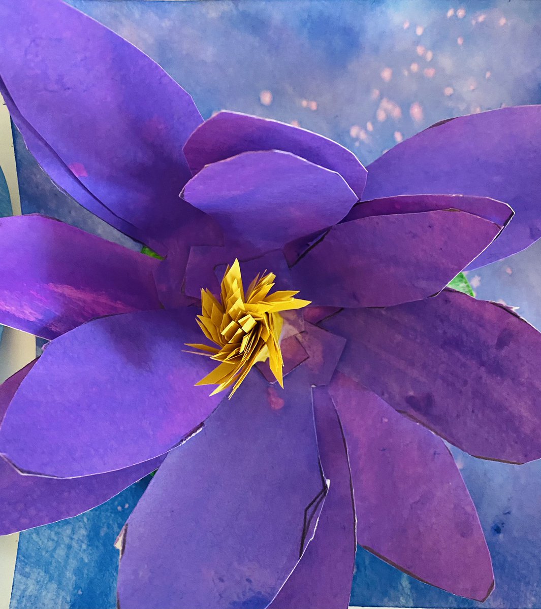 2nd grade blew me away today with their water lillies! They learned about Claude Monet and used liquid watercolors to create these 3D flowers.🌷 <a href="/SilkHopeEagles/">SHSeagles</a> #thehopesoars