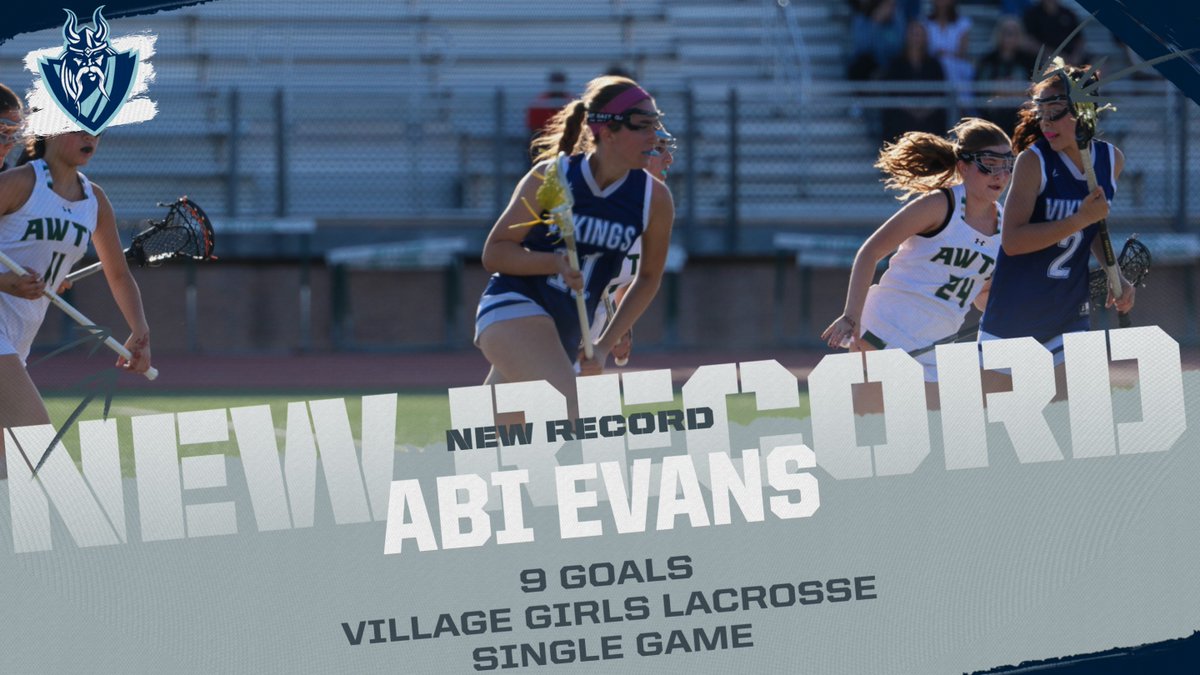 Villageteams's tweet image. Congrats to @VillageVikings '25 Abi Evans on breaking the school record for goals scored in a game!
#VillageGLAX
#weareVILLAGE