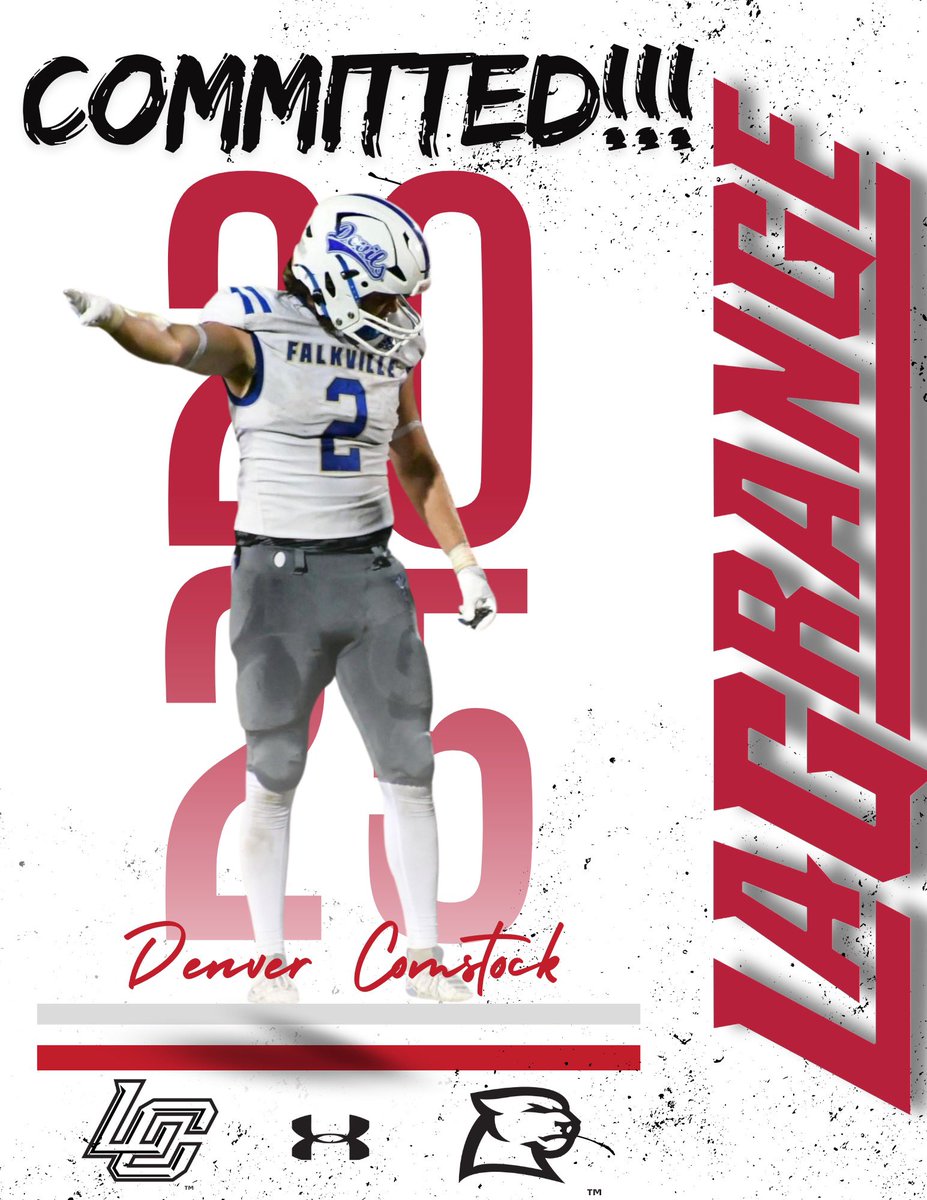 Denver Comstock (@denvercoms98754) on Twitter photo First off I want to thank God for giving me the opportunity to play and continue playing this game. I want to thank my family, coaches, and teammates for being supportive with that being said I’ve decided to further my career <a href="/LaGrangeFTBL/">LaGrange College Football</a> GO PANTHERS
<a href="/CoachChuckEhret/">Chuck Ehret</a> First off I want to thank God for giving me the opportunity to play and continue playing this game. I want to thank my family, coaches, and teammates for being supportive with that being said I’ve decided to further my career <a href="/LaGrangeFTBL/">LaGrange College Football</a> GO PANTHERS
<a href="/CoachChuckEhret/">Chuck Ehret</a>