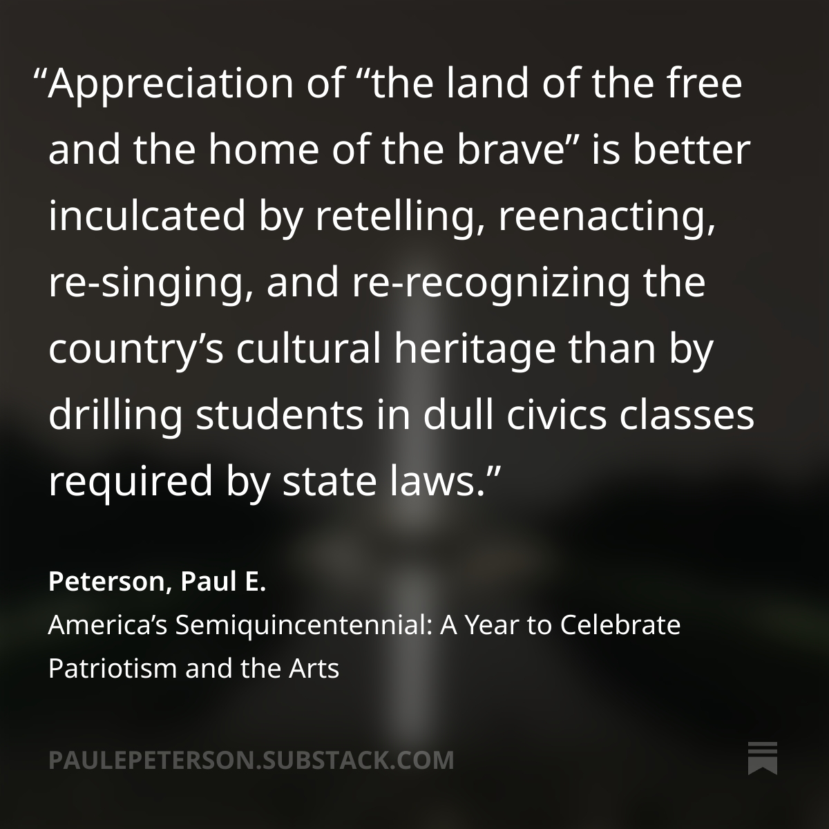 Read the latest on #TheModernFederalist :
paulepeterson.substack.com/p/americas-sem…
#America250 #Landofthefree #EducationPolicy