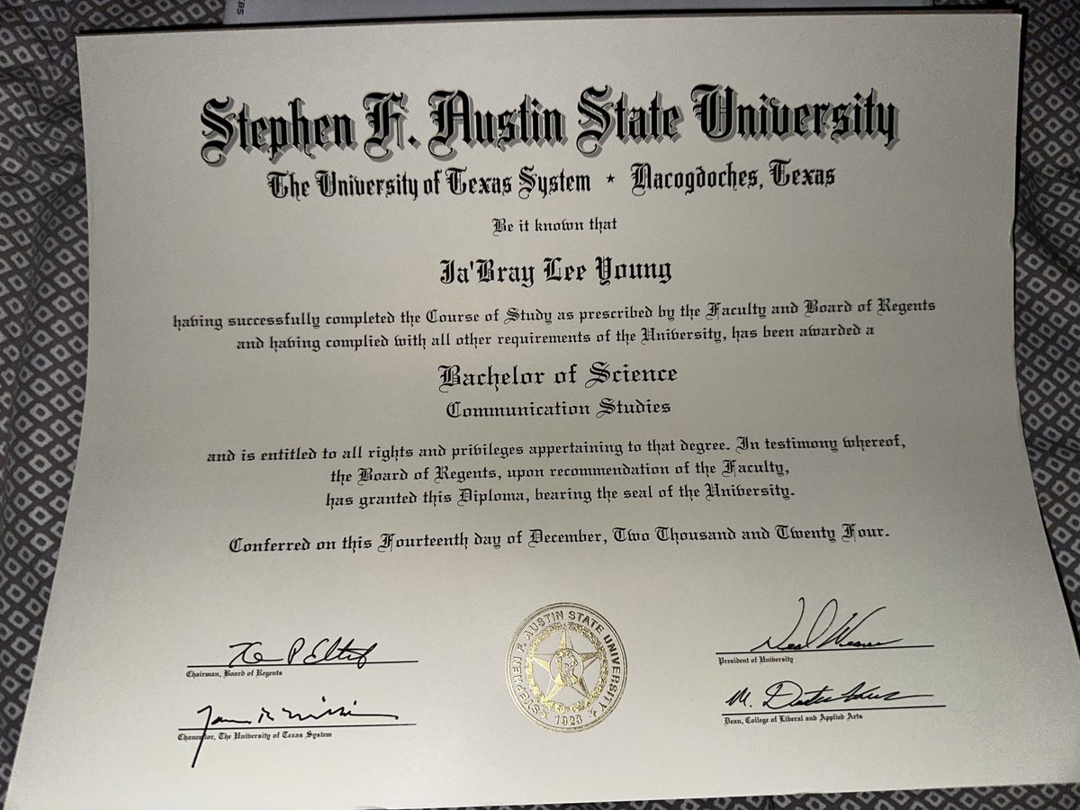 After all the hard work I’ve have done I have finally got my diploma and it feels great!!!