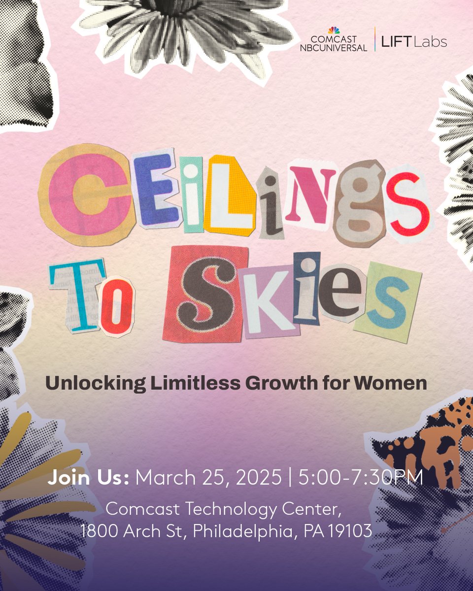 📅 Philly: you're invited! I’m speaking at Ceilings to Skies with @LIFTLabs &amp; <a href="/wearestellaco/">Stella</a> on 3/25!

🤩 This #WomensHistoryMonth, we’re bringing powerhouse women in tech together for real talk, resources, and community. 

🎟️ RSVP &amp; join me! lu.ma/c9b45sah