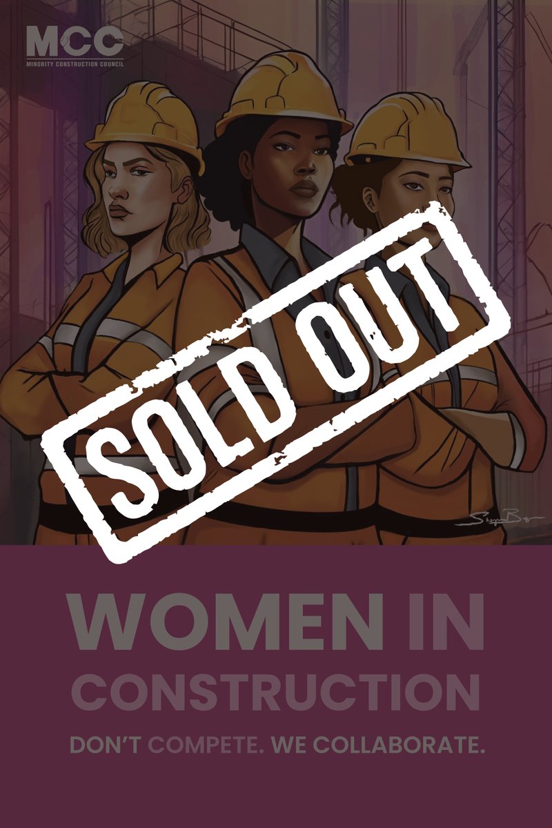 Tickets for our Women in Construction are officially sold out.

#WomeninConstruction #MCC #Construction #SoldOut