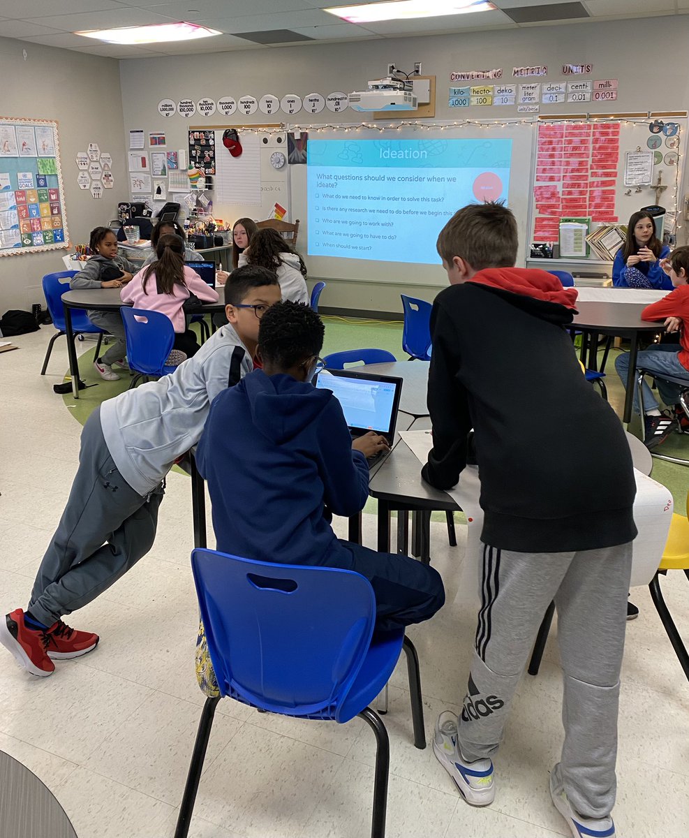 HFLearn's tweet image. We have begun our #ocsbCodingTrek journey @StDominicOCSB in grade 5. Today we learned about the Engineering Design Process! #ocsbScience #ocsbCodes #ocsbmath