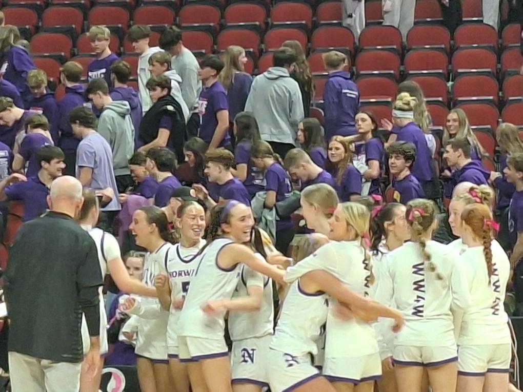 Norwalk Schools (@norwalkschools) on Twitter photo Norwalk Girls Basketball defeats Central Dewitt at the buzzer to advance to round 2 and the final 4 in Class 4A!! BIG WIN, WARRIORS! 🔥💪🎉👏 <a href="/NorwalkGBB/">Norwalk Girls Basketball</a> Norwalk Girls Basketball defeats Central Dewitt at the buzzer to advance to round 2 and the final 4 in Class 4A!! BIG WIN, WARRIORS! 🔥💪🎉👏 <a href="/NorwalkGBB/">Norwalk Girls Basketball</a>