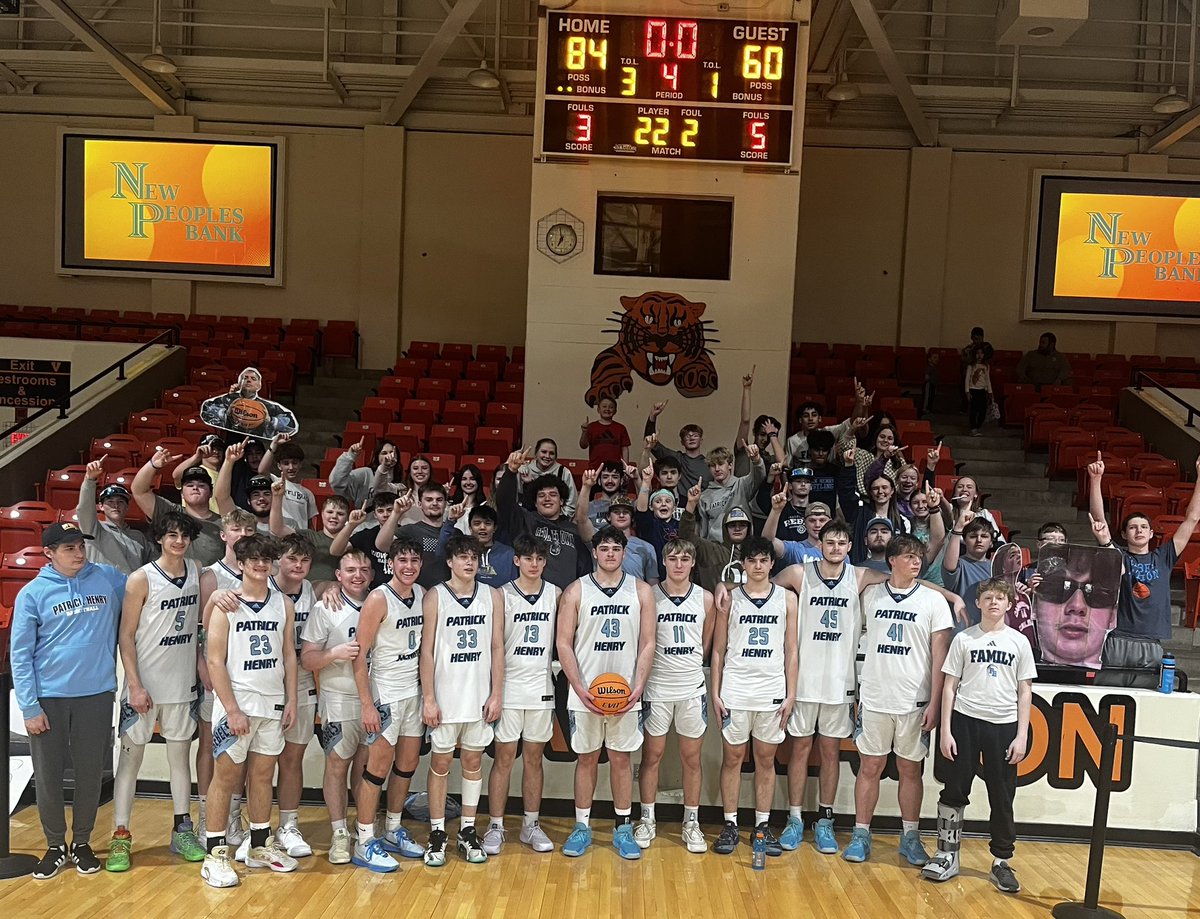 Patrick Henry Boys Basketball (@phgsboysbball) on Twitter photo HUGE CONGRATULATIONS to <a href="/thecadecaywood/">Cade Caywood</a> for reaching 1,000 career points tonight!!
Special milestone and accomplishment IN THE STATE TOURNAMENT! Much deserved Cade, we are proud of you
#FAMILY HUGE CONGRATULATIONS to <a href="/thecadecaywood/">Cade Caywood</a> for reaching 1,000 career points tonight!!
Special milestone and accomplishment IN THE STATE TOURNAMENT! Much deserved Cade, we are proud of you
#FAMILY