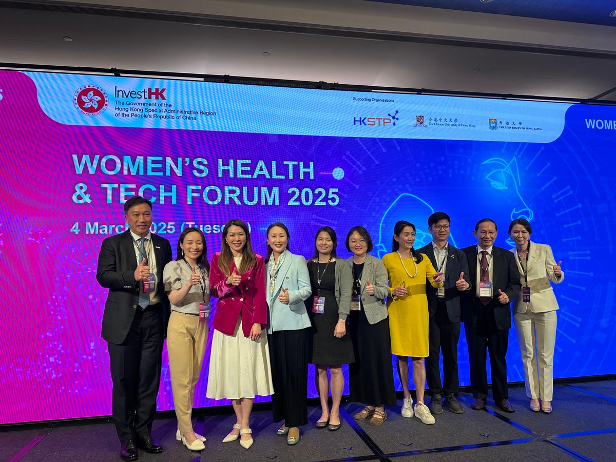 magic_limited's tweet image. Thanks to InvestHK, we had βWomen Health & Tech Forum 2025β addressing women's health needs. Prof. Siew Ng, joined a Fireside Chat with Prof. Liona CY Poon and Dr. Stella Sun. Prof. Ng highlighted the importance of speed in research and appreciated government's support !ππ©π»ββοΈπ€΅π»ββοΈπ€΅πΌββοΈ