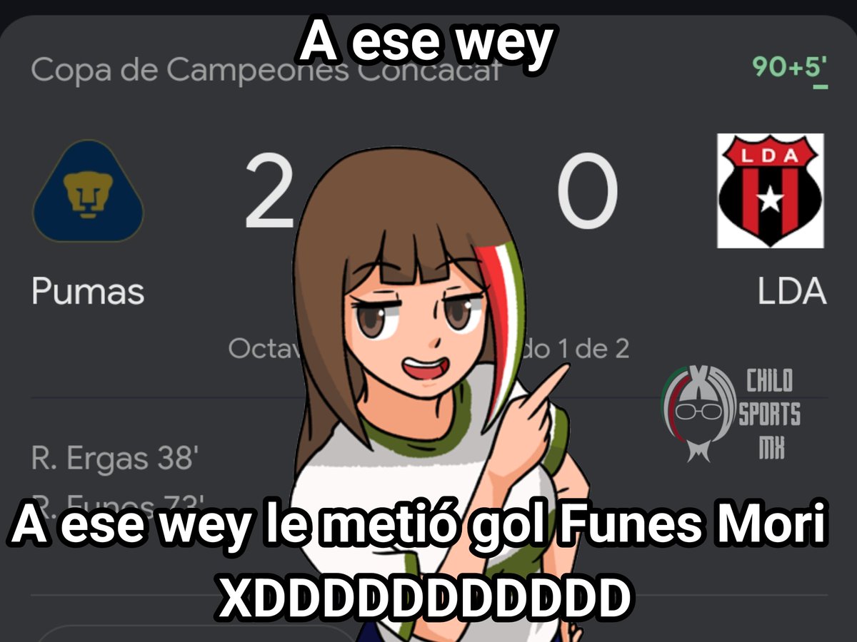 Ingaturroña Efraín Juárez revivió a Funes Mori
#pumas #alajuelense #Concachampions #Concacaf