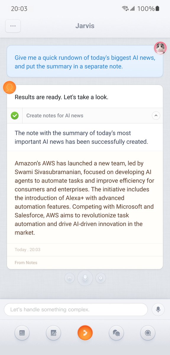 Check out today's top AI news📰, powered by J1 Assistant. Let us know what you think of the new presentation style! 😉
#AgenticAI #Amazon #news #J1Assistant