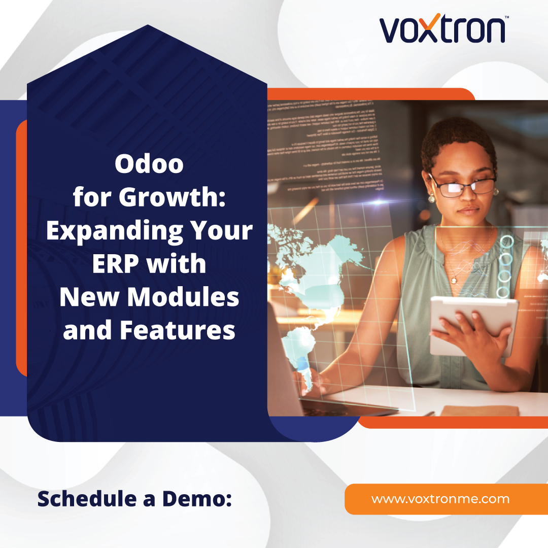 Voxtronsolution's tweet image. As your business grows, Odoo’s ERP scales with flexible modules, real-time insights &amp;amp; seamless integration. Learn more: voxtronme.com/2025/02/27/odo…

#OdooExpansion #ModularERP #BusinessGrowth #ScalableSolutions #ERPSystem #TechForBusiness #BusinessEfficiency #Odoo