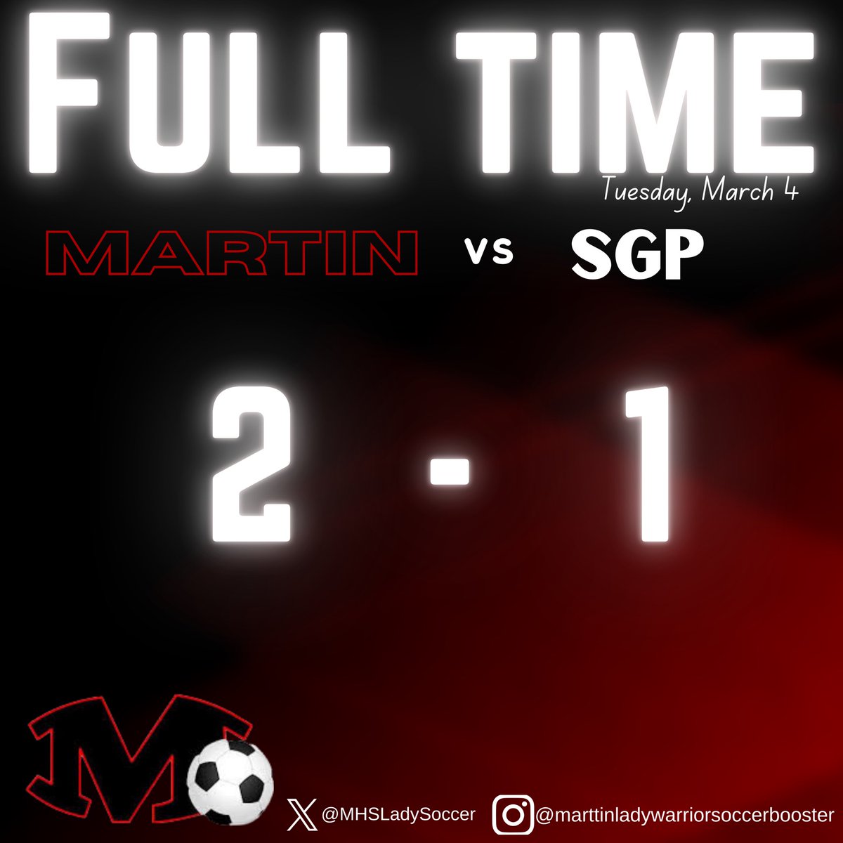Full Time!
2-1 vs SGP
⚽️Stella Ingram
⚽️Keely Yang
🅰️Elle McNulty
🅰️Tania Solis