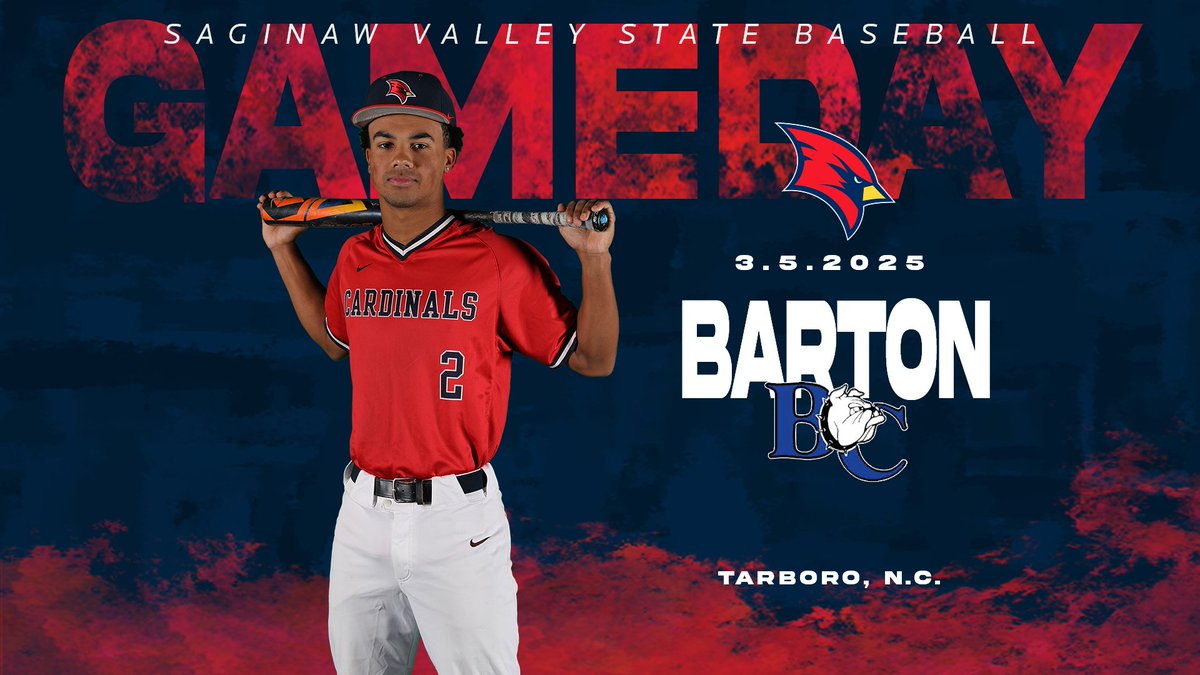 svsuathletics (@svsuathletics) on Twitter photo 🚨GAME DAY🚨
⚾️: <a href="/svsubaseball/">SVSU Baseball</a>
🆚: Barton
📅: Mar. 5, 2025
🕖: 6:00 PM EST
📍: Tarboro, N.C.
📺: bit.ly/3wzQWru
#BeaksUp #GoCards #StandOut #SVSUBSB 🚨GAME DAY🚨
⚾️: <a href="/svsubaseball/">SVSU Baseball</a>
🆚: Barton
📅: Mar. 5, 2025
🕖: 6:00 PM EST
📍: Tarboro, N.C.
📺: bit.ly/3wzQWru
#BeaksUp #GoCards #StandOut #SVSUBSB