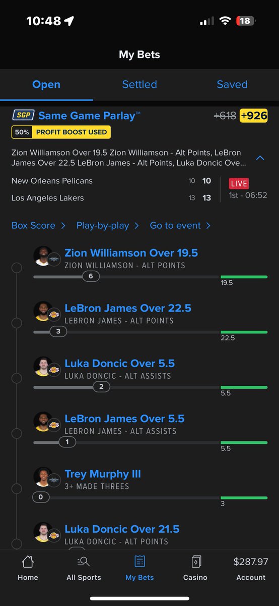 raar7700's tweet photo. @BussinWTB @FanDuel @FDSportsbook Doublesvn https://t.co/1wv4xH8RKG