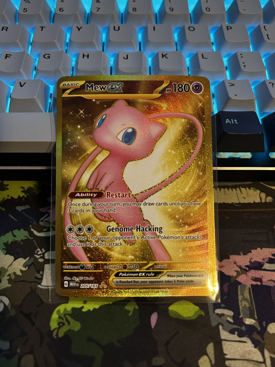 Biggy_TCG's tweet photo. #Pokemon #Mew Giveaway!

Gold Mew Ex From 151! 

Hit Like ❤️
Retweet 🔊 
Follow @Biggy_TCG 💫 

Winner picked 3/11/25  🗓️ https://t.co/dS4K5PG9Av