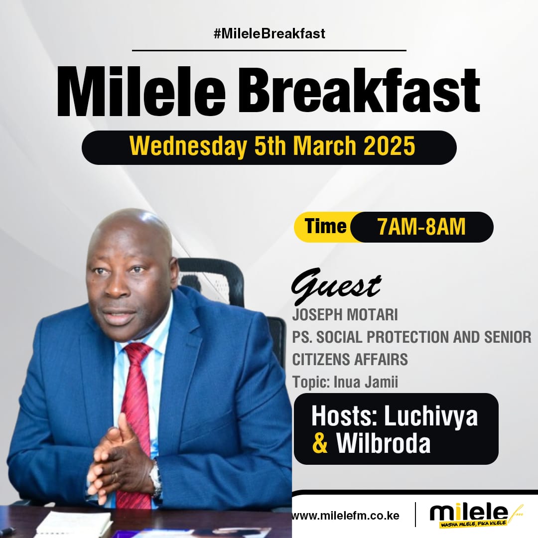 Wasaa wa Kikao Leo tunaangazia maswala ya "Social Protection" #LuchivyaNaWilbrodaMilele