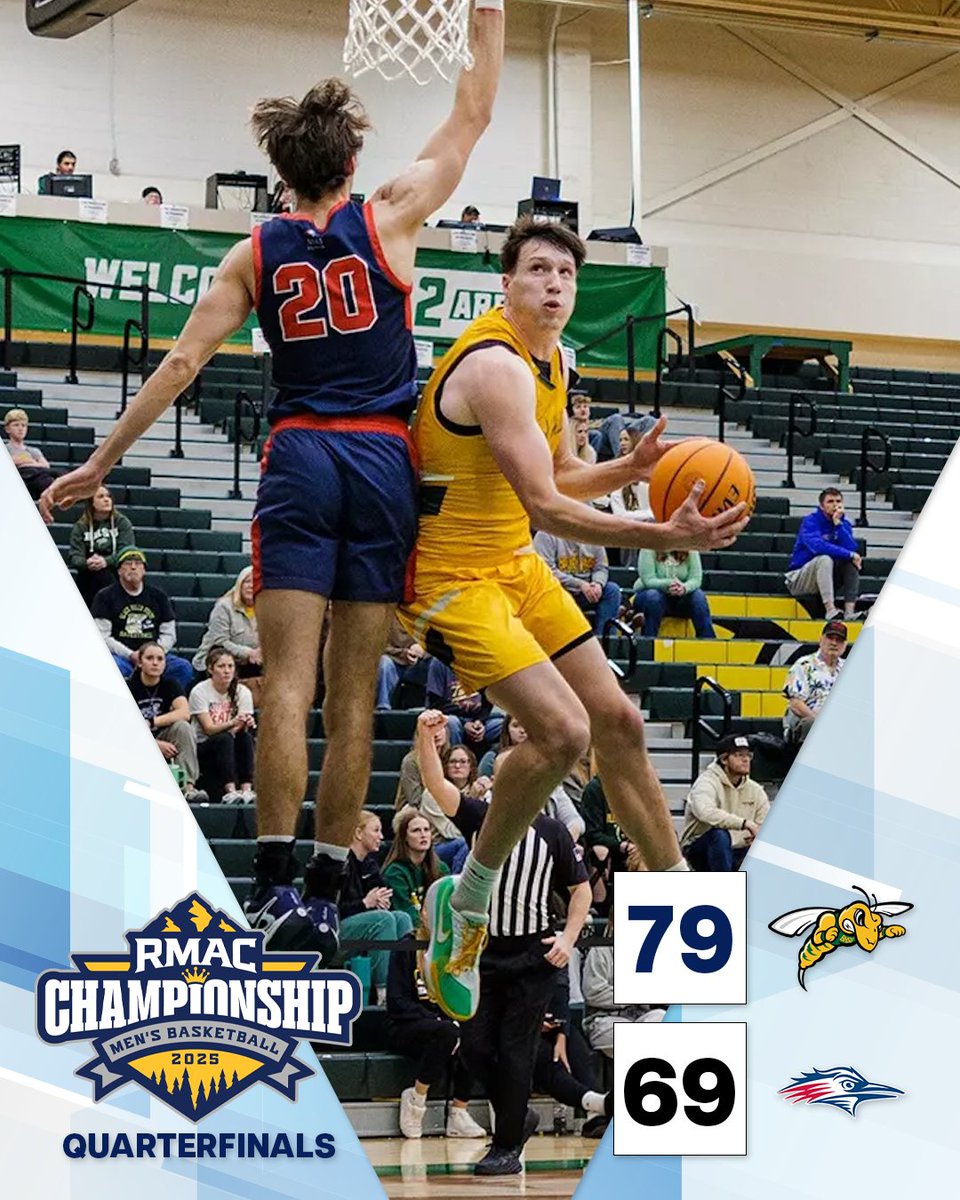 RMAC Sports (@rmac_sports) on Twitter photo No. 5 swarms to the semifinals!
<a href="/BHSUMBB/">Black Hills State MBB</a> defeats MSU Denver in a high-scoring affair to punch their ticket to the semifinal round!
#ClimbTheHills | #EverythingElevated No. 5 swarms to the semifinals!
<a href="/BHSUMBB/">Black Hills State MBB</a> defeats MSU Denver in a high-scoring affair to punch their ticket to the semifinal round!
#ClimbTheHills | #EverythingElevated