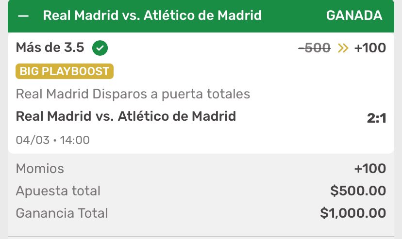 Regalito este big play boost