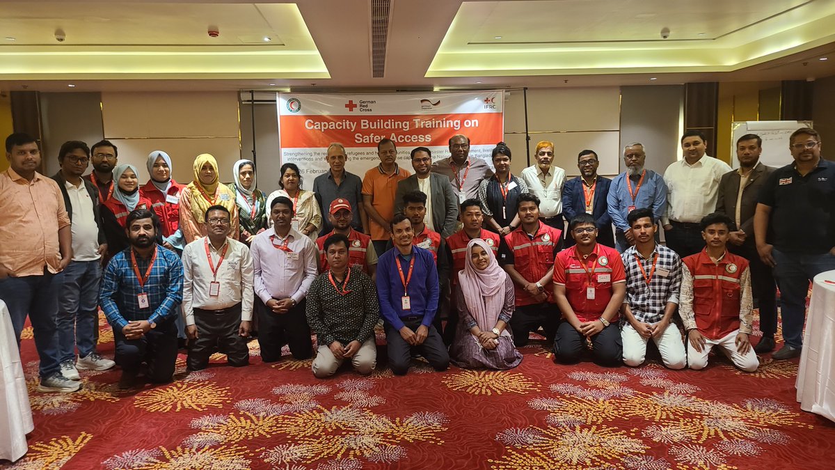 BDRCS1's tweet photo. Let's abide by humanitarian principles to enhance #accessibility & #safety: 📢
#Humanity
#Impartiality
#Neutrality
#Independence
#VoluntaryService
#Unity
#Universality
@BDRCS1 conducted a 3-day training on #SaferAccess with @roteskreuz_de support in #CoxsBazar. https://t.co/Zoe9TWuJby
