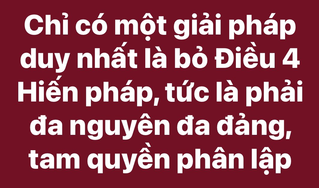 Di_Tim_Su_That's tweet photo. Lịch sử đã minh chứng, không một Quốc Gia nào có thể vươn mình phát triển khi Quốc Gia đó còn bị thống trị dưới ách của một chế độ độc tài đảng trị, huống chi Đảng Cộng Sản Việt Nam là một tổ chức “khủng bố, xâm lăng cướp chính quyền” https://t.co/4PKLRe09o2