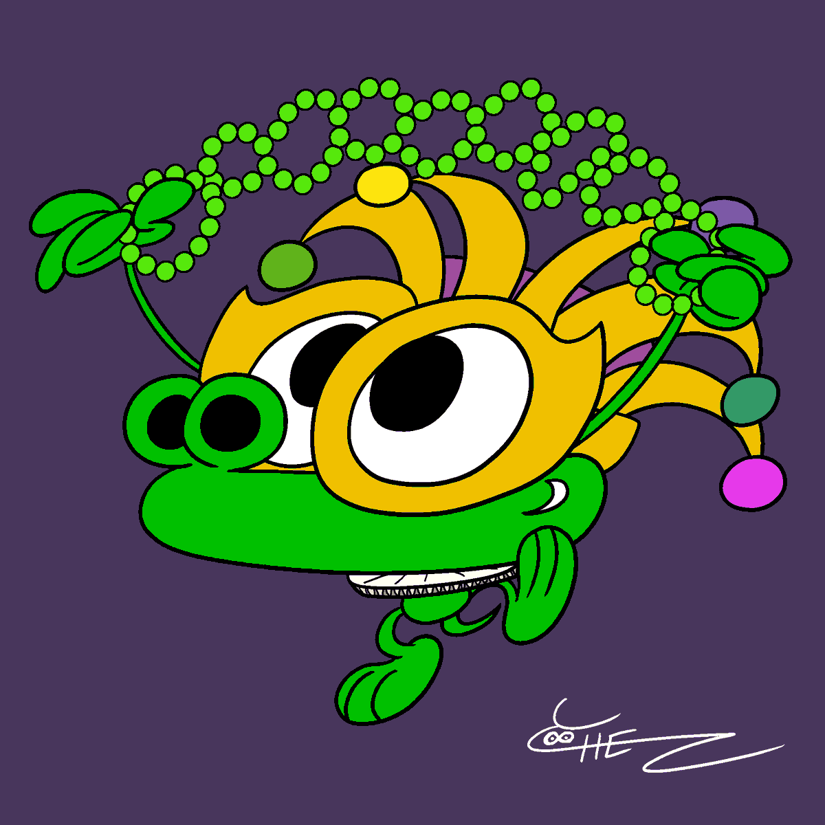 hunterfenton31's tweet image. Happy #MardiGras everyone! 🎭

#GallordGator #ChezToons #HunterFenton