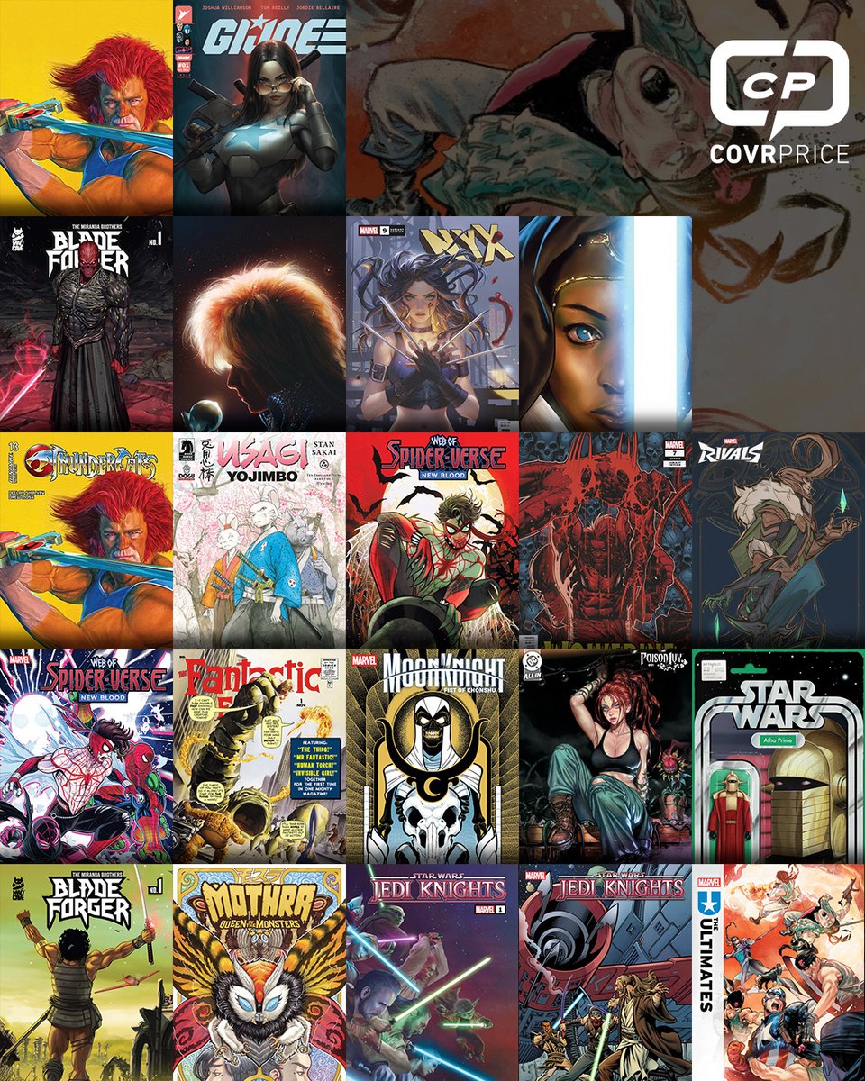 We’ve got you covered for New Comic Book Day with our picks from <a href="/LefterosComics/">Lefteros Comics</a>! Hit your LCS with confidence.
Books/covers from <a href="/dike_ruan/">dike ruan</a> <a href="/DenizCamp/">Deniz Camp</a> <a href="/lamanocomic/">J. Gonzo</a> <a href="/InakiMiranda/">Inaki Miranda</a> <a href="/juanmfrigeri/">Juan M Frigeri</a> <a href="/KyuYongEom/">KyuYongEom</a> <a href="/mitsuhiroarita/">有田 満弘 Illustrator</a> <a href="/RoyleFlaco/">Roy Miranda aka Mercurio</a> and more!

LINK: covrprice.com/cp-content/202…
