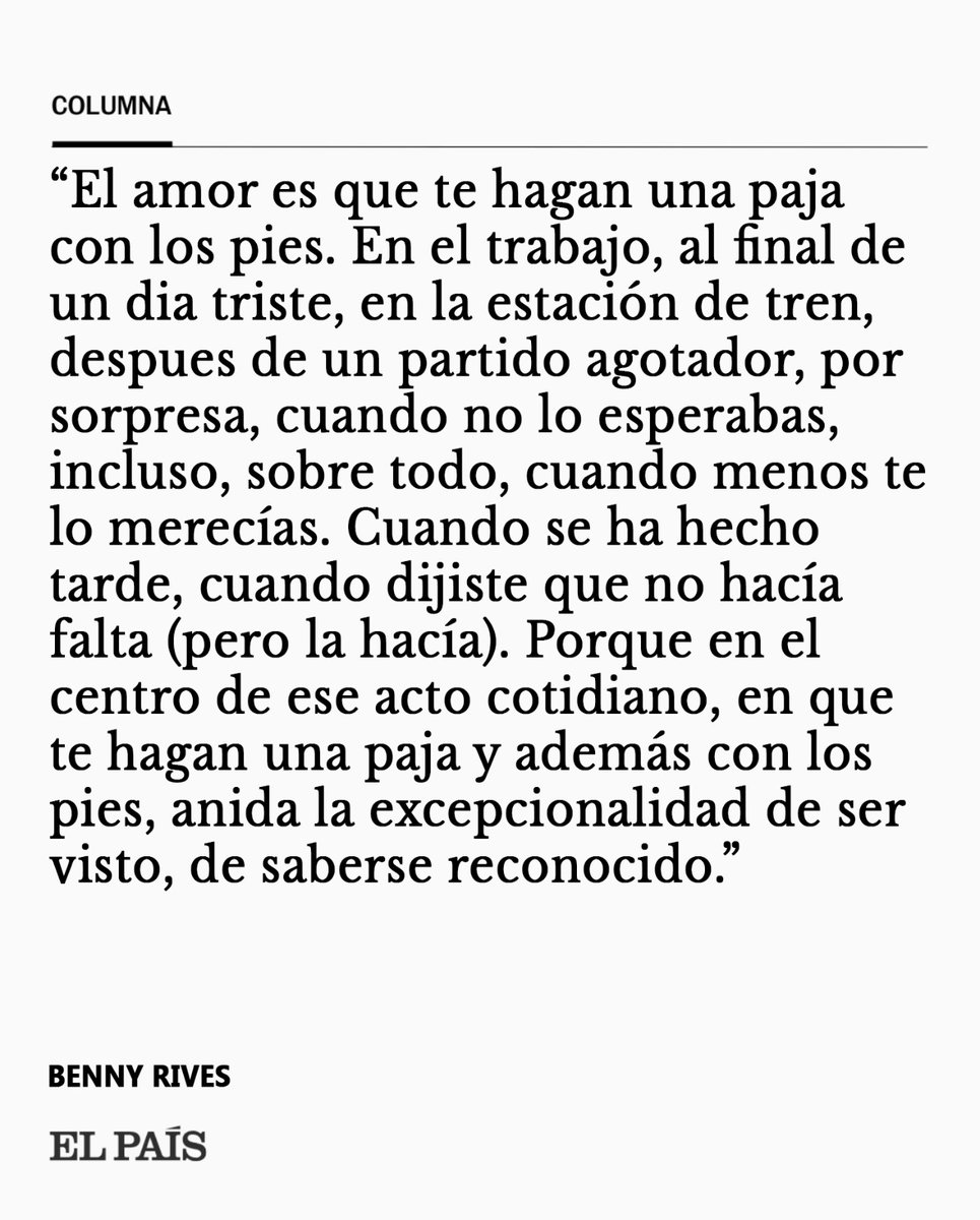 Para reflexionar sin duda.