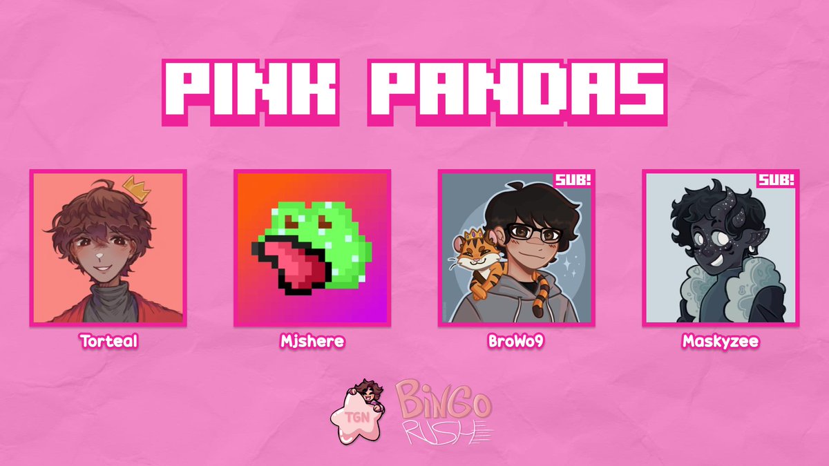 🚨 TEAM UPDATE 🚨

<a href="/Stehllar/">Stellar</a> is subbing in for SoulTB on Tangerine Turtles 🧡
<a href="/kelawesome_/">kel</a> is subbing in for Hashtagie on Golden Ghasts 💛
<a href="/BroWo9_/">BroWo9</a> &amp; <a href="/maskyzee/">Masky🎗🌻</a> are subbing in for ScottoAC &amp; Standen05 on Pink Pandas 🩷

See you on Saturday, March 8th @ 12PM PST!