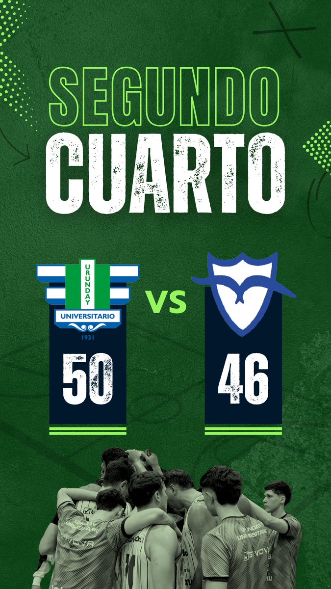Club Urunday_oficial (@cluburunday) on Twitter photo Final del segundo cuarto
<a href="/ClubUrunday/">Club Urunday_oficial</a> vs <a href="/ClubMalvin/">Club Malvín</a>
Somos deporte!!!
<a href="/LUB_Uy/">Liga Uruguaya de Básquetbol</a> Final del segundo cuarto
<a href="/ClubUrunday/">Club Urunday_oficial</a> vs <a href="/ClubMalvin/">Club Malvín</a>
Somos deporte!!!
<a href="/LUB_Uy/">Liga Uruguaya de Básquetbol</a>