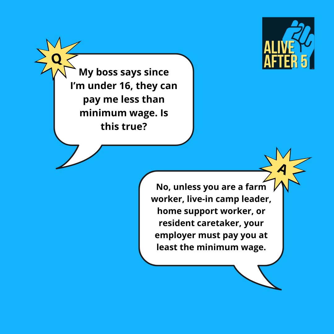 The Employment Standards Act outlines how much minimum wage is, and who earns minimum wage.
.
.
#safety #worksafety #workers #safework #worksafe #work #worksafebc #minimumwage #mininum #wage #earnings #esa