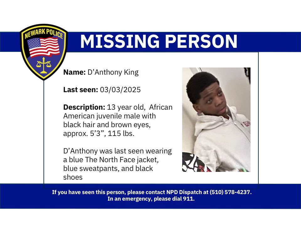 Newark Police Department tweet media