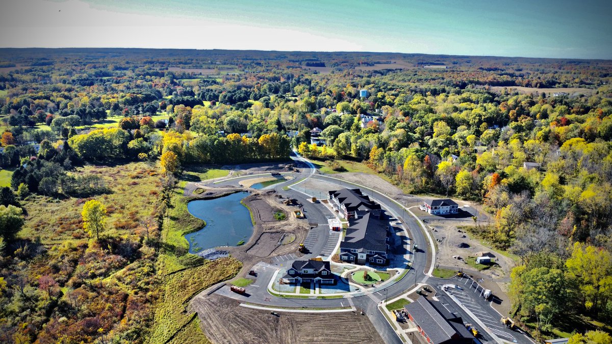 PHIUS1's tweet image. Congratulations to the Village Grove Apartments team! Your multifamily, new construction project in Trumansburg, New York is now Phius CORE 2021 Certified!

Aerial photo by Ari Kissiloff

#phius #passivehouse #phiuscore