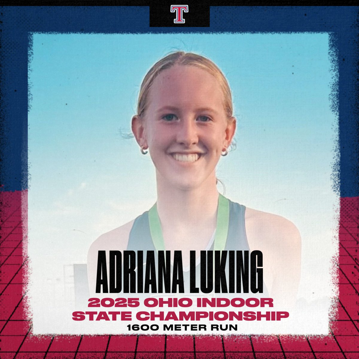 THS_Track_Field's tweet photo. Congratulations to Adriana Luking! Adriana will be competing this Saturday in the 1600 Meter Run at the OATCCC Ohio Division 2 State Championship at Spire.  Let’s Go Adriana! https://t.co/quGgECSQ0Z