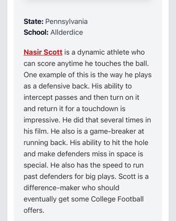 Thanks to <a href="/footballcoach79/">coachweider</a> &amp; <a href="/PrepRedzonePA/">Prep Redzone Pennsylvania</a> For a Positive Write Up <a href="/DiceDragonsFB/">AllderdiceDragonsFootball</a> <a href="/DiceSports/">Allderdice Sports</a>