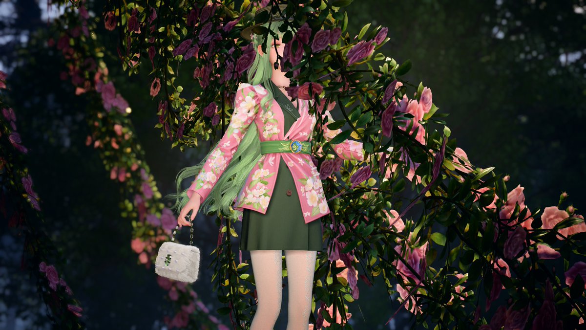 Buiko151's tweet photo. 💚🌼Outfit N°21🌼💚

Styling the new free jacket because yes. ft. the Bullquet.

Check the items used here! https://t.co/Gb2Yl3dn8g

#InfinityNikki #infinitynikkitwt #nikkistyling https://t.co/amfquv1DkI