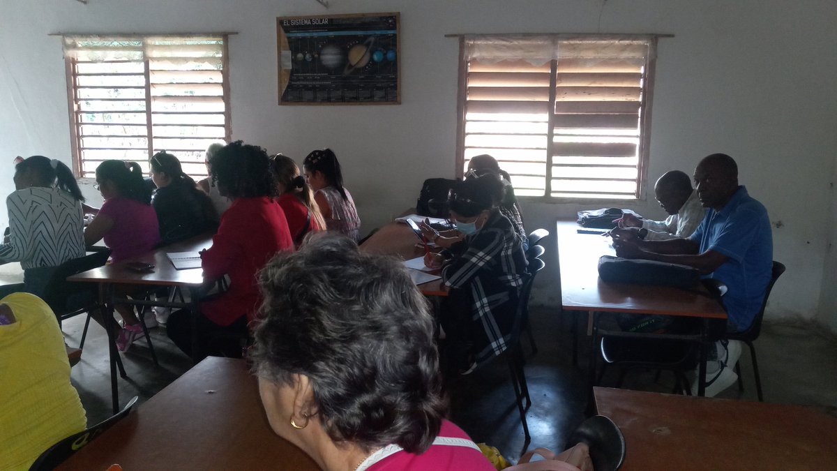 Con la presencia de la Dirección Provincial de Educación se realiza el cierre de la Visita de Ayuda Metodológica en el municipio. #SanJuanyMartínez #CubaMined #PinardelRío
