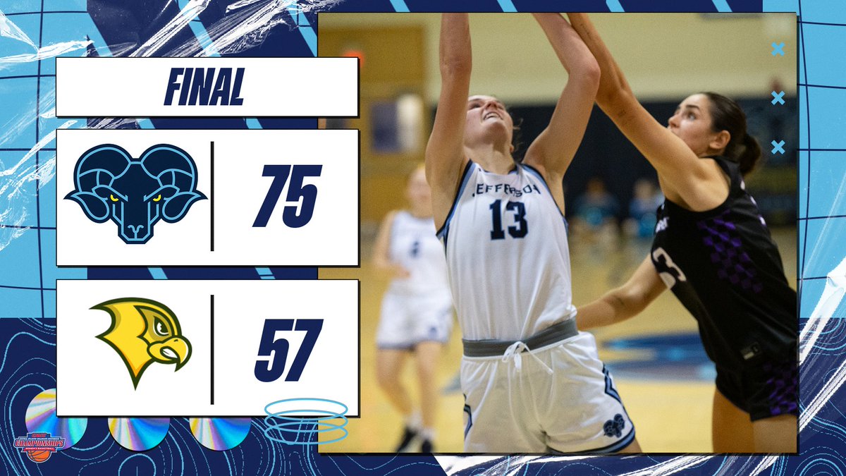 Onto the next round!

@jefferson_wbb defeat Felician to advance in the CACC Tournament!