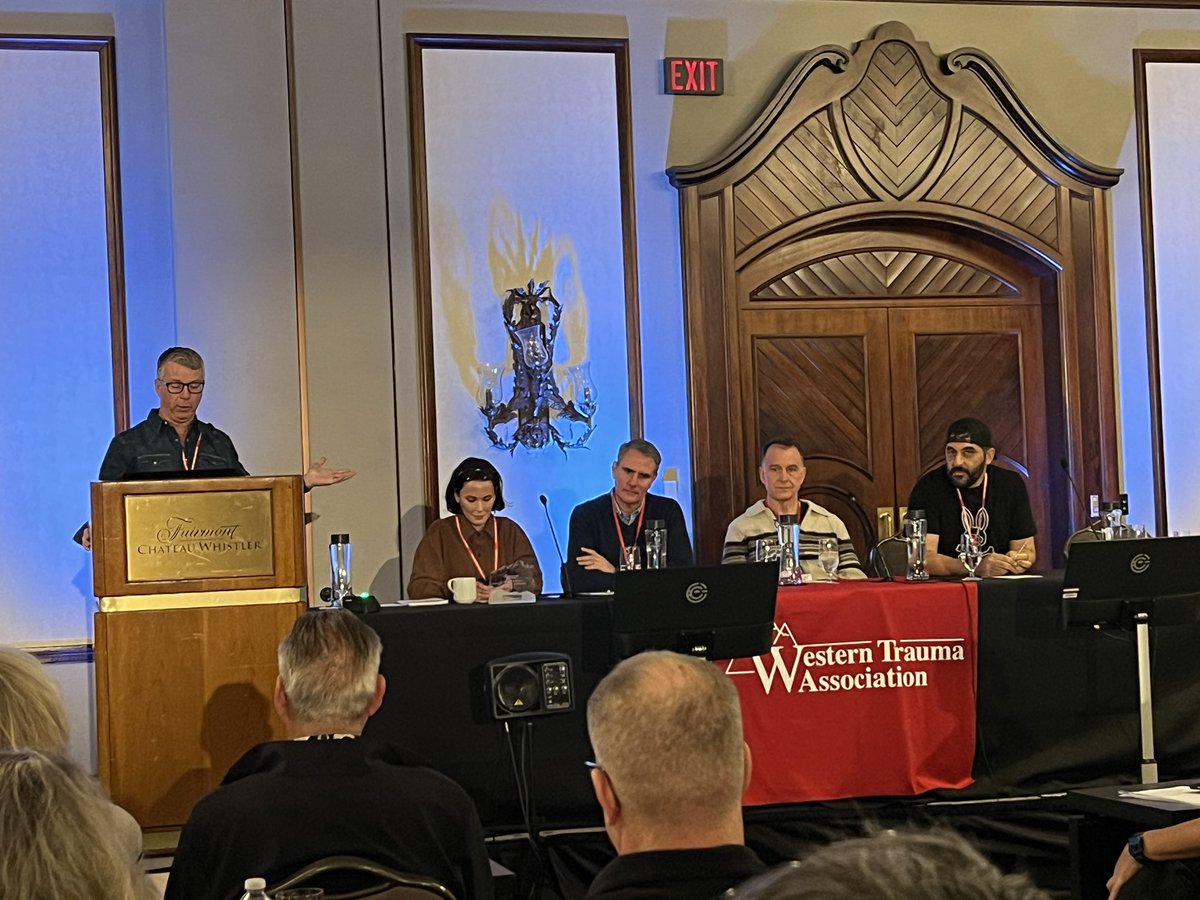 Rich Lesperance (@richlesperance) on Twitter photo Great panel discussion <a href="/WesternTrauma/">WesternTrauma</a> about stress, burnout, performance and the human factors of a career in trauma surgery
#wta2025 #fellowshipofthesnow Great panel discussion <a href="/WesternTrauma/">WesternTrauma</a> about stress, burnout, performance and the human factors of a career in trauma surgery
#wta2025 #fellowshipofthesnow