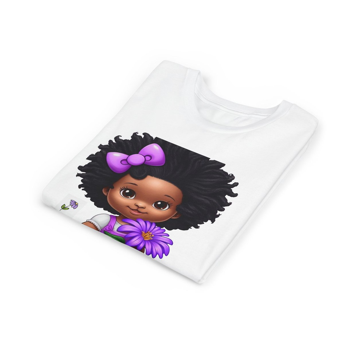 a_afrofuturism's tweet photo. For the Kiddo's !! KYA girls Tee with matching CLOGS 
$ 17.99 Cute !! Matching bucket hat and socks to come. ONLY on https://t.co/WNz5mLUxvG https://t.co/S9WVaJenpb