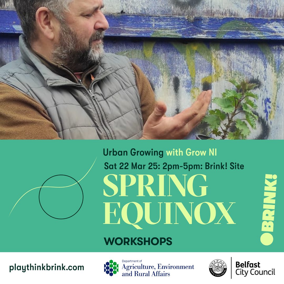 @playthinkbrink (@playthinkbrink) on Twitter photo Spring Equinox: Celebrate a new season with new skills. 6 free workshops to think differently about our food, textiles & waste, with <a href="/jumpthehedges/">Jump The Hedges</a> <a href="/TitanicDenim/">TitanicDenim</a> & other friends. 19-23 Mar. Supported by <a href="/daera_ni/">DAERA</a> & <a href="/belfastcc/">Belfast City Council</a>. Sign up now playthinkbrink.com/spring-equinox… #playthinkbrink Spring Equinox: Celebrate a new season with new skills. 6 free workshops to think differently about our food, textiles & waste, with <a href="/jumpthehedges/">Jump The Hedges</a> <a href="/TitanicDenim/">TitanicDenim</a> & other friends. 19-23 Mar. Supported by <a href="/daera_ni/">DAERA</a> & <a href="/belfastcc/">Belfast City Council</a>. Sign up now playthinkbrink.com/spring-equinox… #playthinkbrink