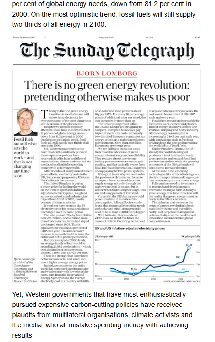 Bjorn Lomborg tweet media