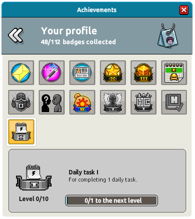 Jiren_Hb's tweet image. A badge for completing missions would be great. Many of us have thought about it, so I suggest it to you and beg you to make it!

@Habbo 🙏
